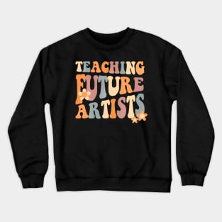 Teaching  Artists  Teacher Students Women Crewneck Sweatshirt